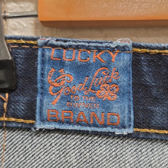 Lucky Brand Vintage Womens 6/28 Cropped Light Distressed Denim Jeans - Picture 6 of 11